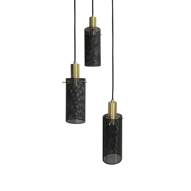 Lampa wisząca Tirana 3 Light Prestige czarna 3xE27