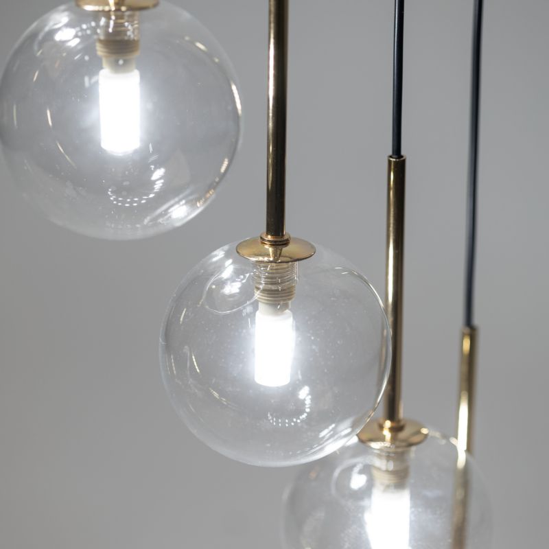 Lampa wisząca Tk-Lighting Aurora przedpokój salon szklane kulki wiszące na różnych wyokościach - 1szt.