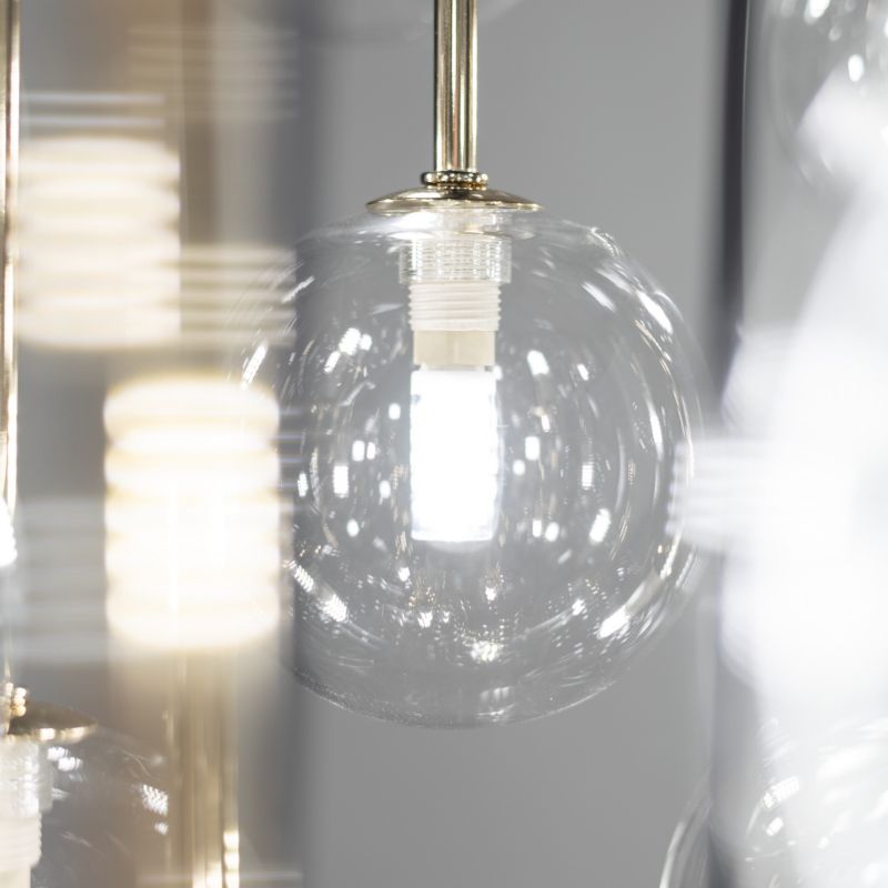 Lampa wisząca Tk-Lighting Aurora przedpokój salon szklane kulki wiszące na różnych wyokościach - 1szt.