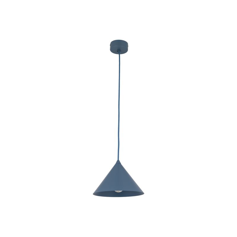 Lampa wisząca TK Lighting Cono S stożek metalowy granatowy 1Xe27 -1szt.