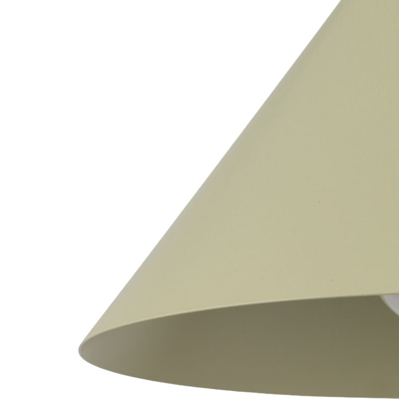 Lampa wisząca TK Lighting Cono S stożek metalowy pistacjowy 1Xe27 -1szt.