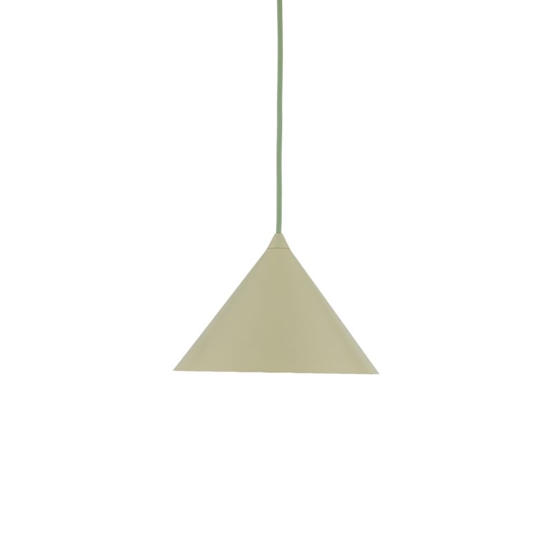 Lampa wisząca TK Lighting Cono S stożek metalowy pistacjowy 1Xe27 -1szt.