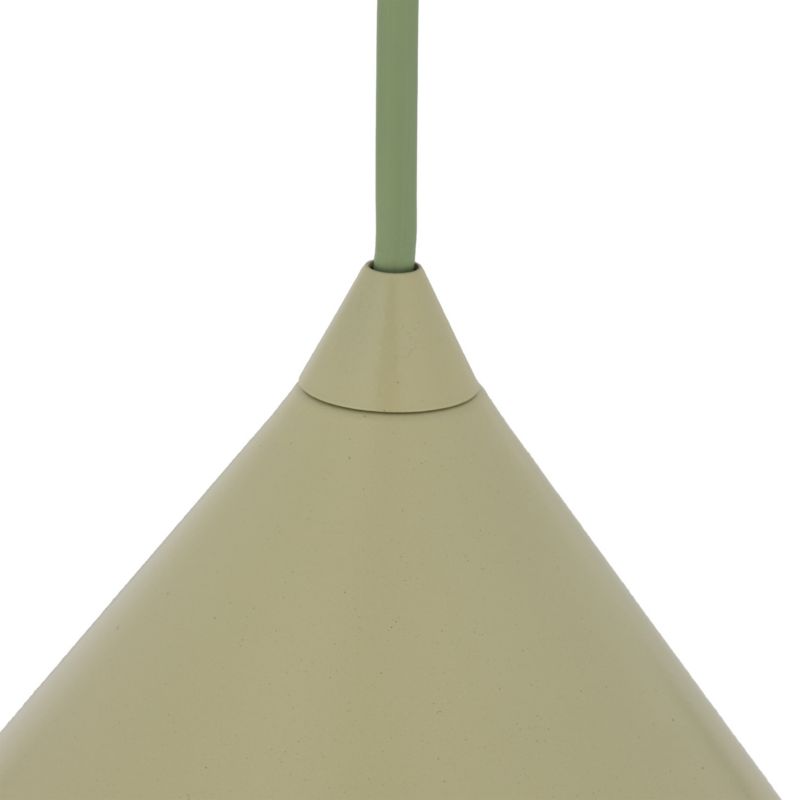 Lampa wisząca Tk Lighting Cono Xl metalowy stożek pistacjowy zielony 1Xe27 - 1szt.