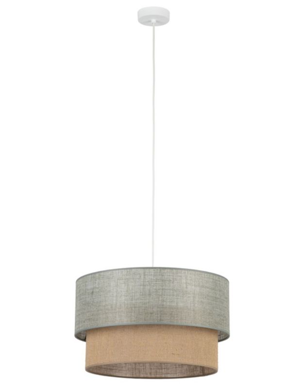 Lampa wisząca TK Lighting DUO GREEN JUTA 1XE27 450 - 1 szt