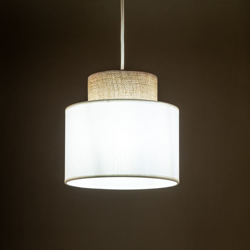 Lampa wisząca TK-Lighting Duo White Juta 1 - 1szt.