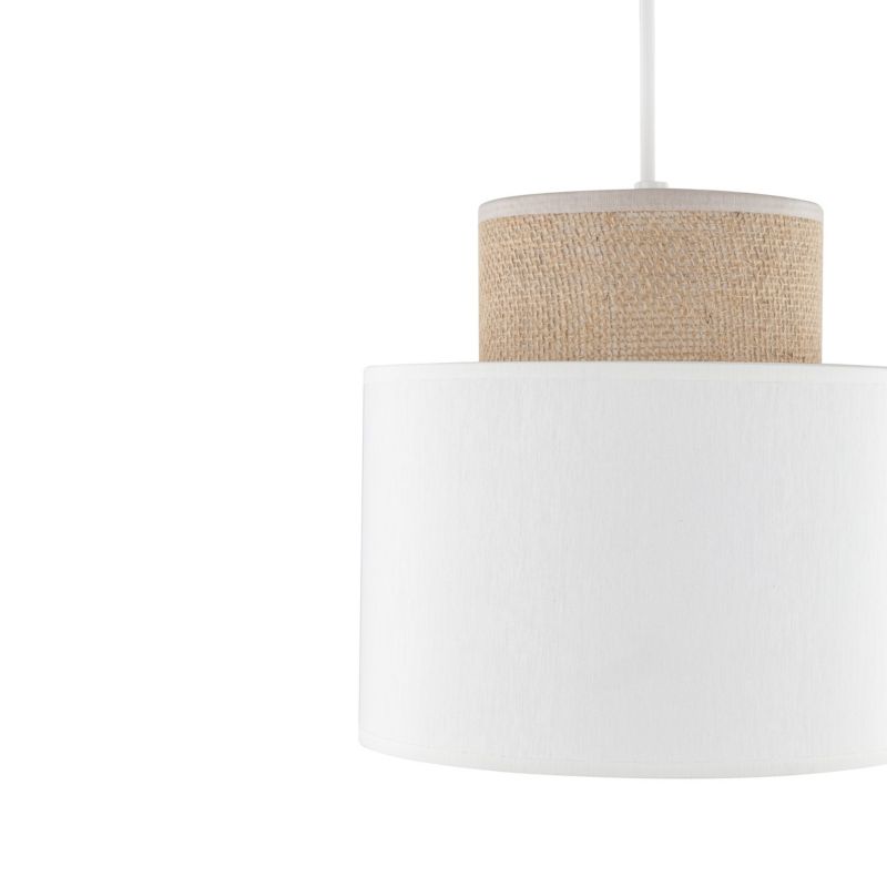Lampa wisząca TK-Lighting Duo White Juta 1 - 1szt.