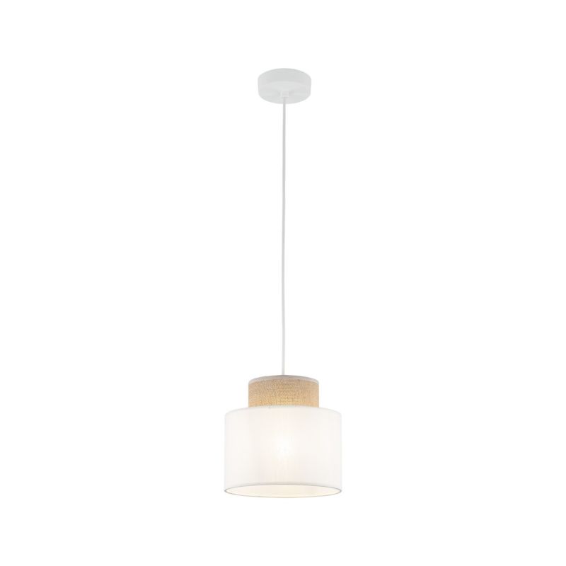 Lampa wisząca TK-Lighting Duo White Juta 1 - 1szt.