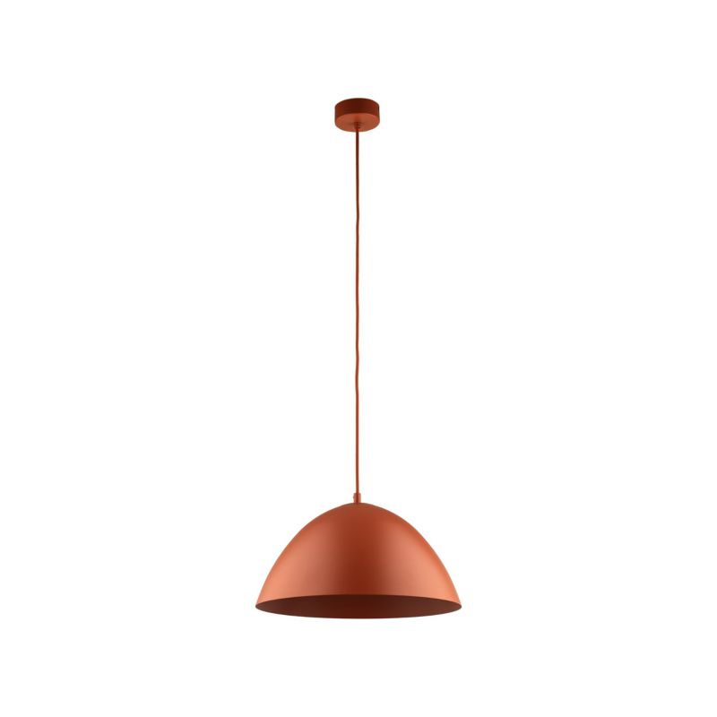 Lampa wisząca TK-Lighting Faro Brick 1 340 ceglana czerwona miska klosza metalowa - 1szt.