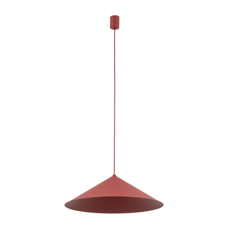 Lampa wisząca Tk Lighting Lume L bordowa stożek Burgund 1Xgx53 - 1szt.