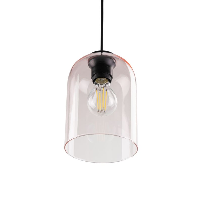 Lampa wisząca TK-Lighting Molly różowy klosz - 1szt.