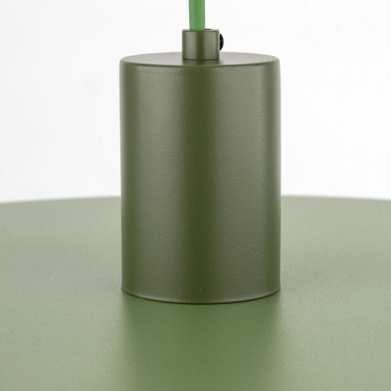 Lampa wisząca Tk-Lighting Sila zielona daszek 1Xe27 - 1szt.