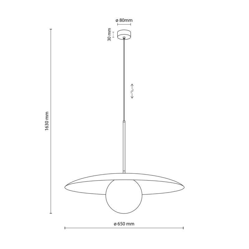 Lampa Wisząca Tk-Lighting Slate Brick Glass ceglany czerwony daszek talerz kulka klosz biały - 1szt.