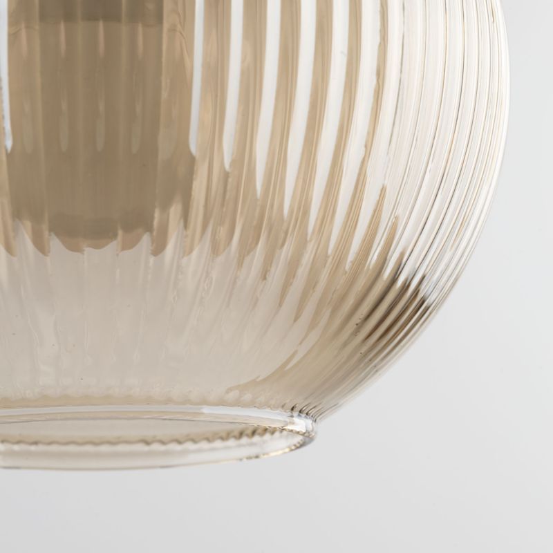 Lampa Wisząca Tk-Lighting Sophia Cognac 1Xe14 ryflowany klosz - 1szt.