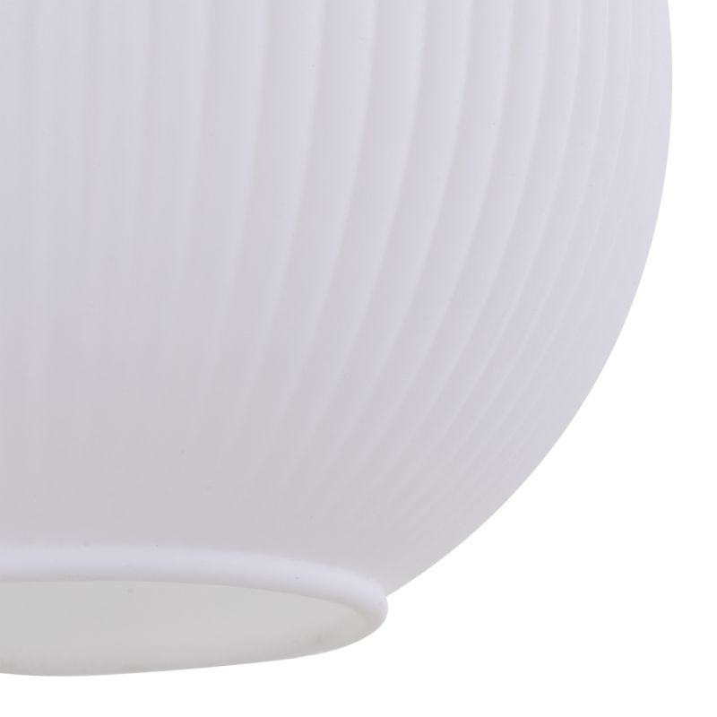 Lampa Wisząca Tk-Lighting Sophia Cognac White 1Xe14 ryflowany klosz - 1szt.