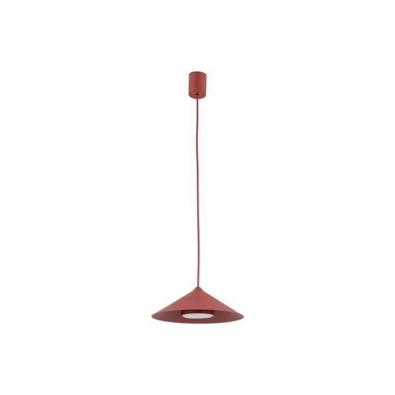 Lampa wisząca Tk Lighting Tk Lighting Lume S bordowa stożek Burgund  1Xgx53 - 1szt.