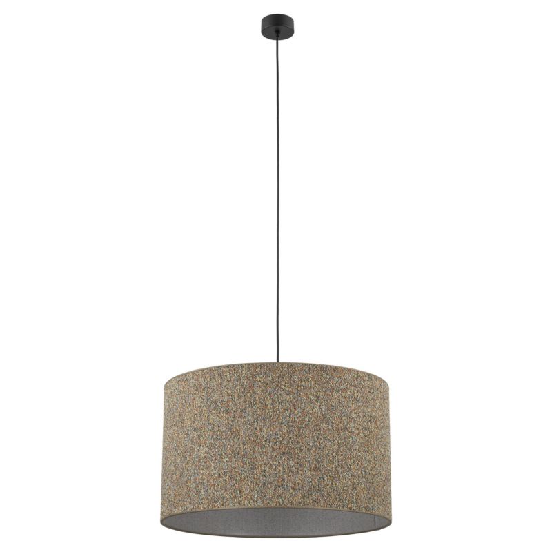 Lampa wisząca Tk Lighting Vellum czarna Multicolor melanż 1Xe27 - 1szt.