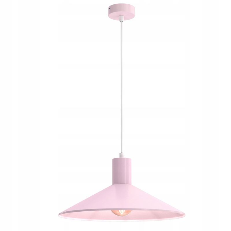 Lampa wisząca toscana ewilight 1xE27 różowa 1szt