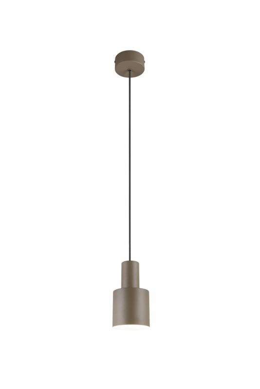 Lampa wisząca Trio AGUDO szara 1xE27x10W IP20 wym:150x12x12cm - 1 szt.