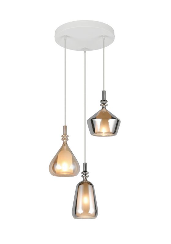 Lampa wisząca Trio ALDEA biała 3xE14x10W IP20 wym:200x35,5x35,5cm - 1 szt.