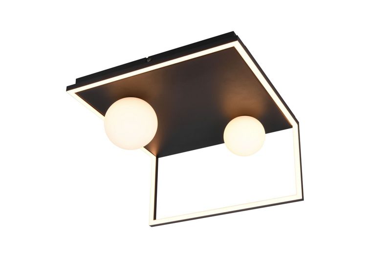Lampa wisząca Trio AROLA czarno-biała LED 22W 2300/3000/4000K 2500lm IP20 - 1 szt.