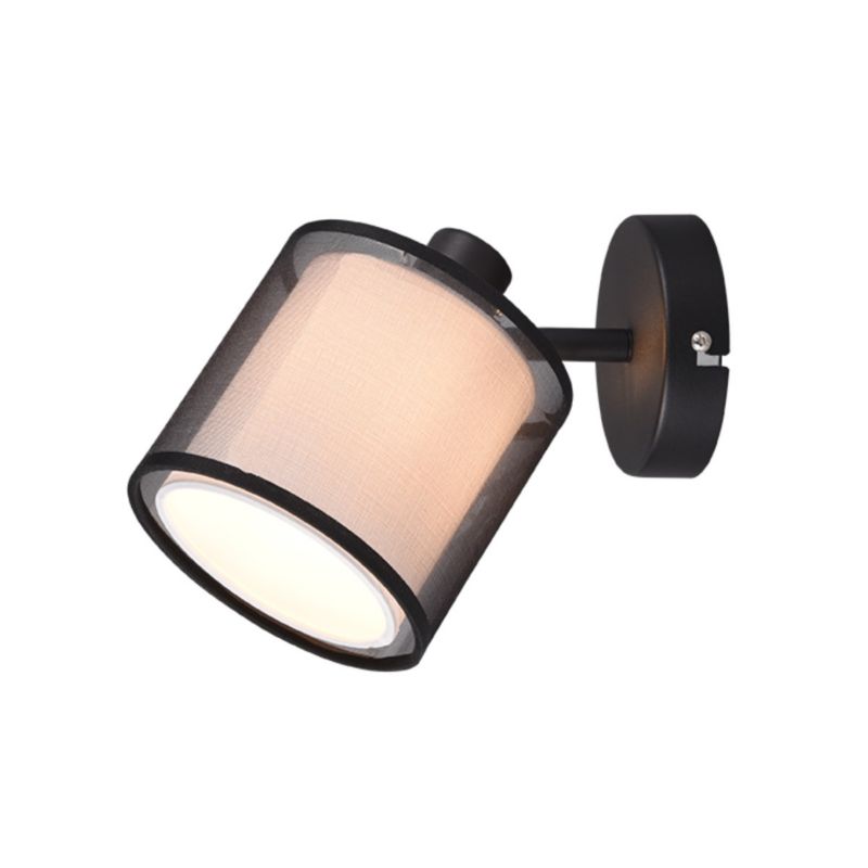 Lampa wisząca Trio Burton  biało-czarna wym: 19,5 x 12,5 x 18,5 cm 1xE14 x  1 szt.