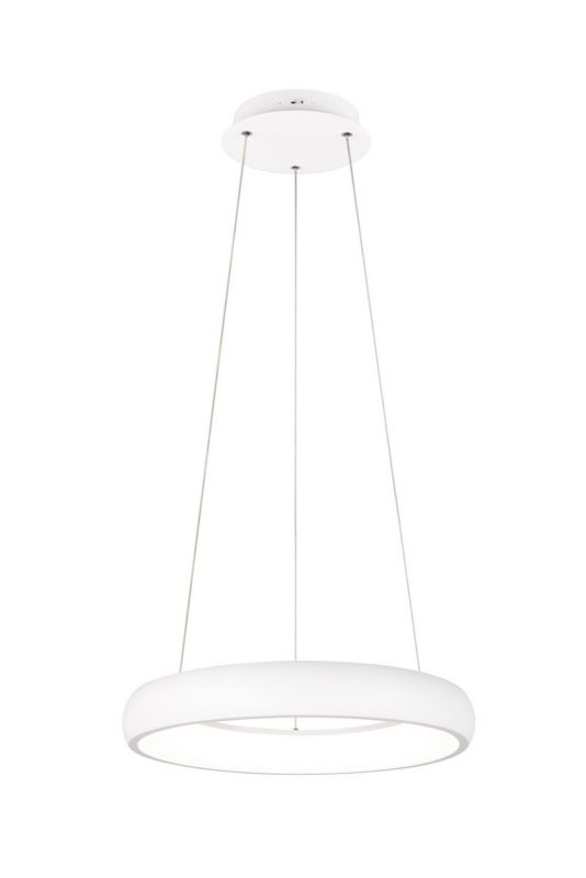 Lampa wisząca Trio Cardona 3834 biała ring wbudowany LED 29W 1 szt.