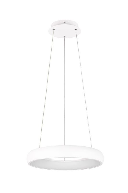 Lampa wisząca Trio Cardona 3834 biała ring wbudowany LED 29W 1 szt.