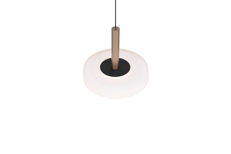 Lampa wisząca Trio Celeste 7381 odcienie brązo-czarna nowoczesna wbudowany LED 10W 1 szt.