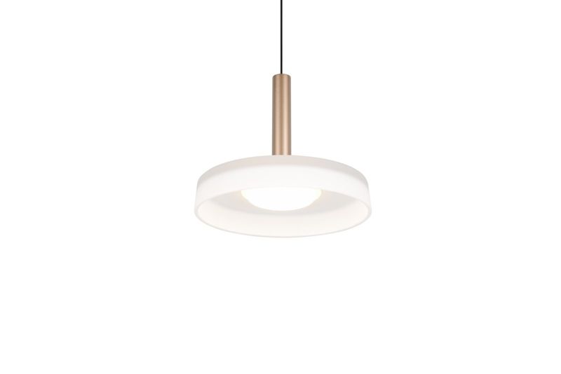 Lampa wisząca Trio Celeste 7381 odcienie brązo-czarna nowoczesna wbudowany LED 10W 1 szt.