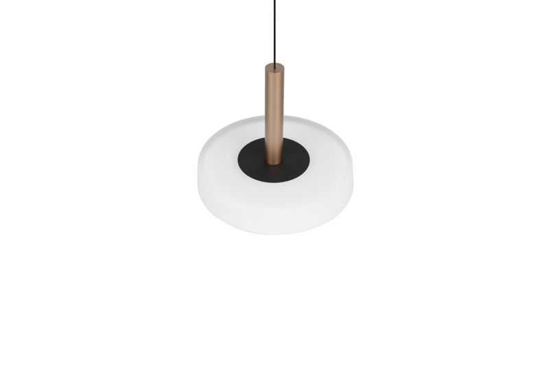 Lampa wisząca Trio Celeste 7381 odcienie brązo-czarna nowoczesna wbudowany LED 10W 1 szt.