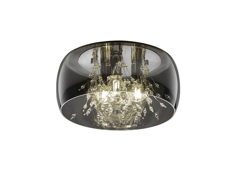 Lampa wisząca Trio CIRELLY chromowana-przezroczysty 3xE14x28W IP20 wym:17,5x34x34cm - 1 szt.