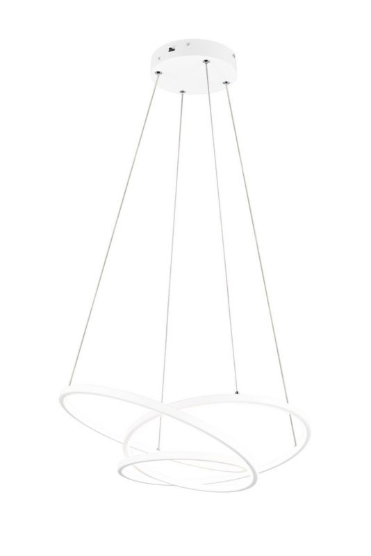 Lampa wisząca Trio Darvin 6033 biała nowoczesna wbudowany LED 34W 1 szt.