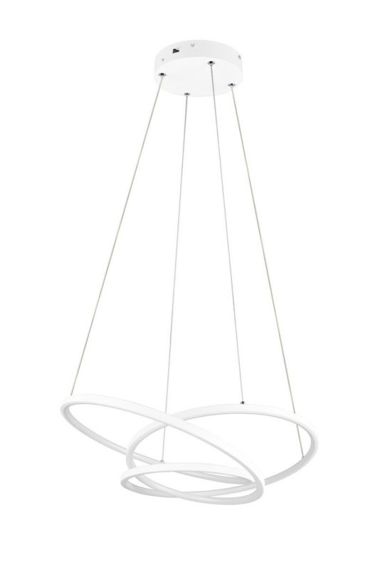 Lampa wisząca Trio Darvin 6033 biała nowoczesna wbudowany LED 34W 1 szt.