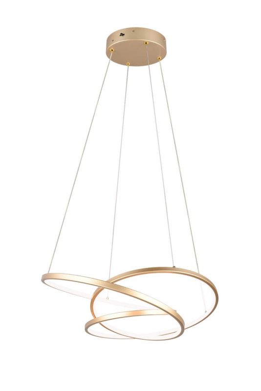 Lampa wisząca Trio Darvin 6040 złota nowoczesna wbudowany LED 34W 1 szt.