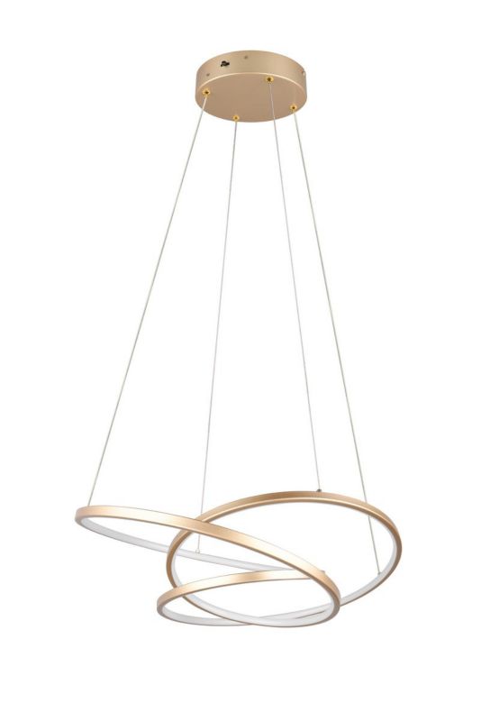 Lampa wisząca Trio Darvin 6040 złota nowoczesna wbudowany LED 34W 1 szt.