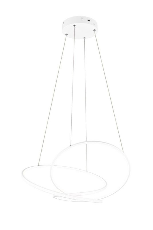 Lampa wisząca Trio Darvin 6064 biała nowoczesna wbudowany LED 52W 1 szt.