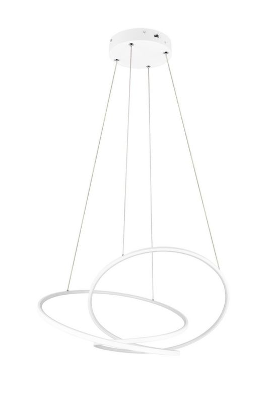 Lampa wisząca Trio Darvin 6064 biała nowoczesna wbudowany LED 52W 1 szt.