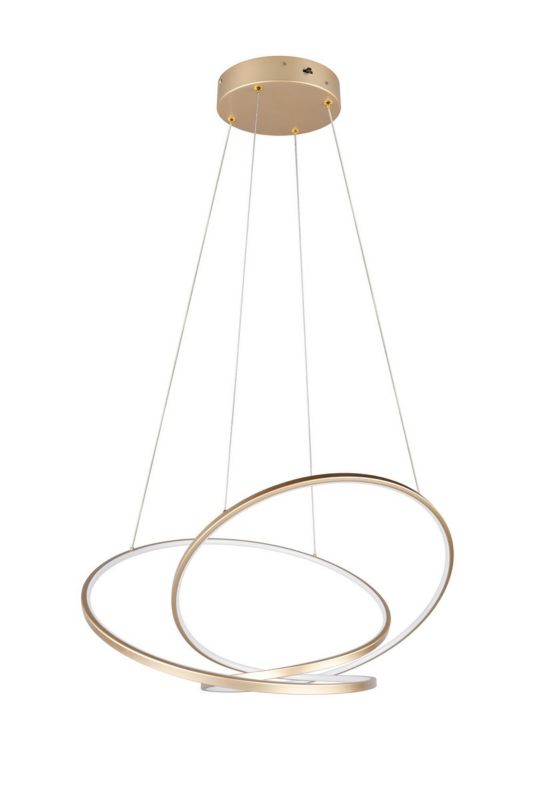 Lampa wisząca Trio Darvin 6071 złota nowoczesna wbudowany LED 52W 1 szt.