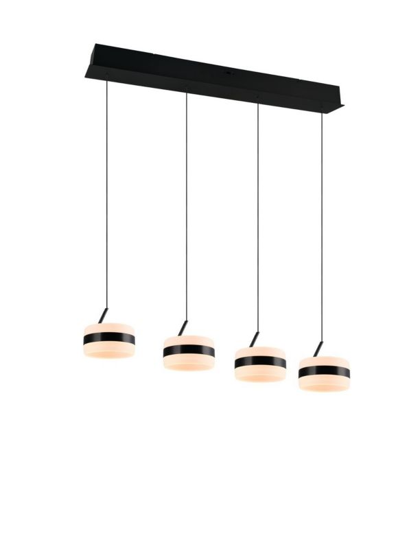 Lampa wisząca Trio DIOS czarna LED 8W 2300/3000/4000K 800 lm IP20 - 1 szt.
