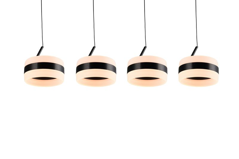 Lampa wisząca Trio DIOS czarna LED 8W 2300/3000/4000K 800 lm IP20 - 1 szt.
