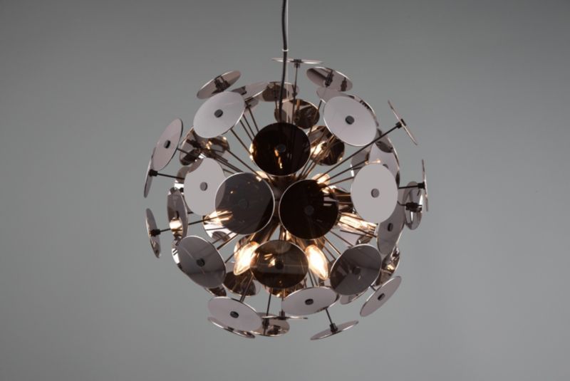 Lampa wisząca Trio DISCALGO czarna 6xE14x40W IP20 wym:150x54x54cm - 1 szt.