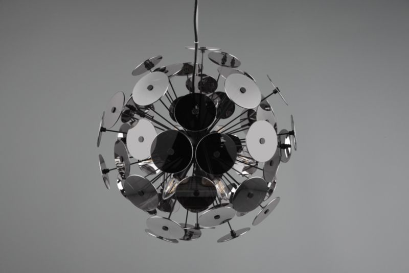 Lampa wisząca Trio DISCALGO czarna 6xE14x40W IP20 wym:150x54x54cm - 1 szt.
