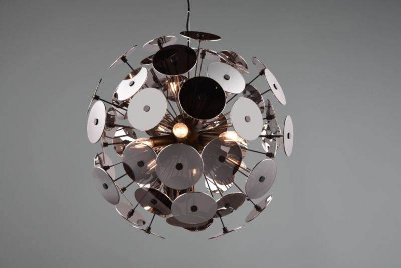 Lampa wisząca Trio DISCALGO czarna 6xE14x40W IP20 wym:150x54x54cm - 1 szt.