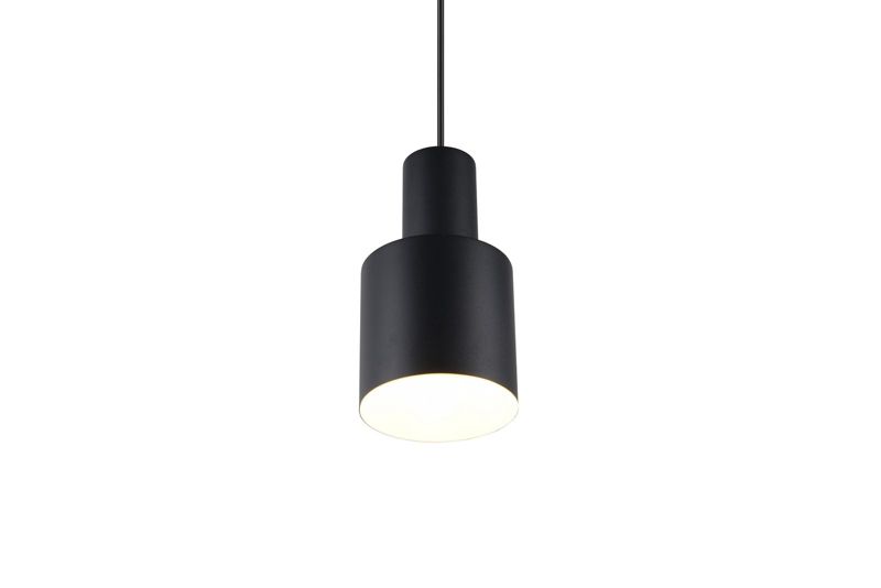 Lampa wisząca Trio ELIOR czarna 1xE27x10W IP20 wym:150x12x12cm - 1 szt.