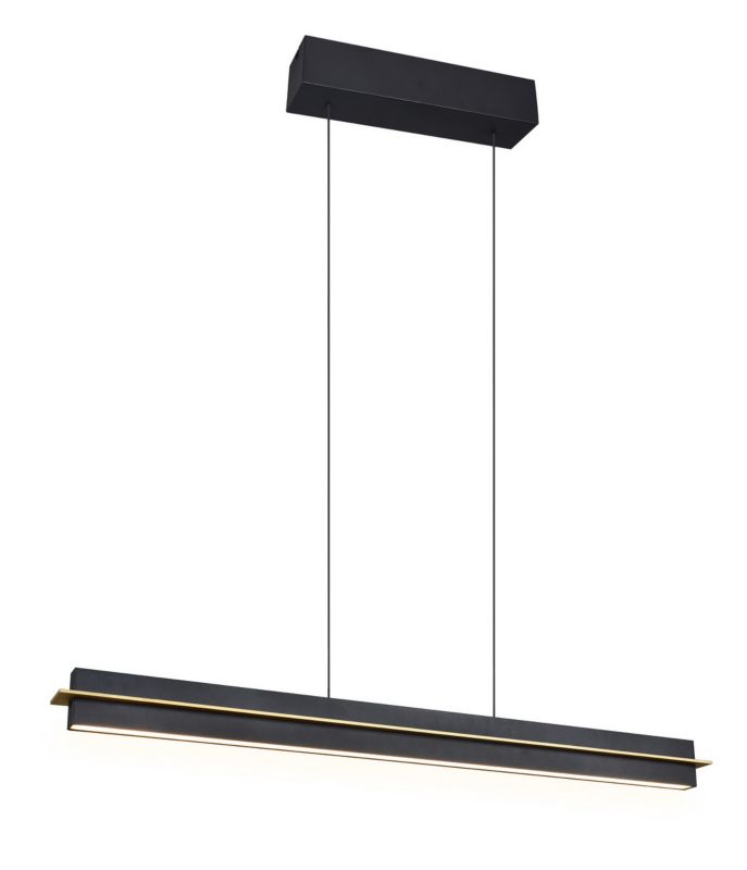 Lampa wisząca Trio EMERSON czarna LED 22W 2700 - 5000K 2500lm IP20 - 1 szt.