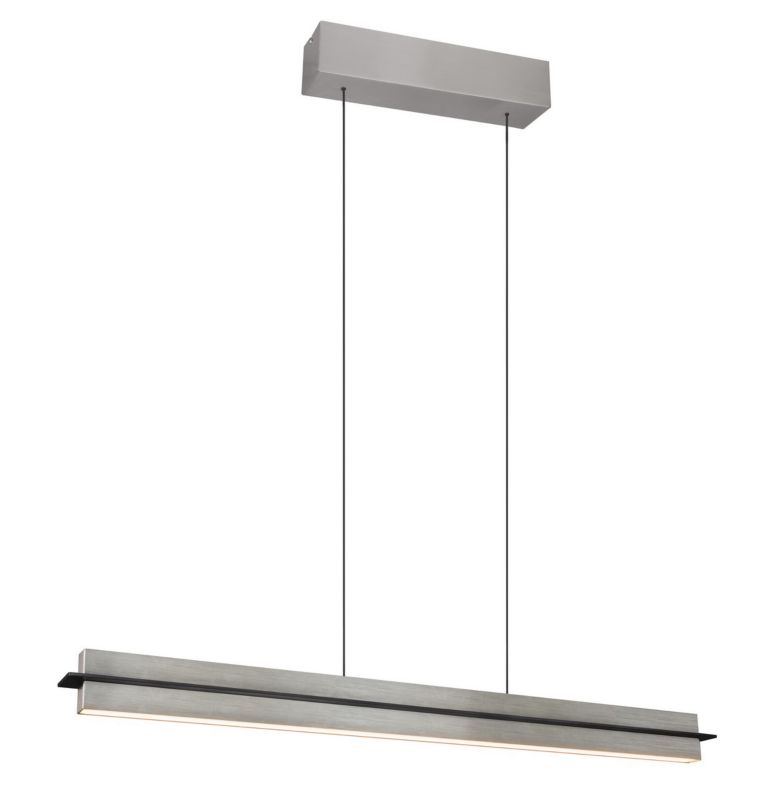 Lampa wisząca Trio EMERSON srebrno-czarna LED 22W 2700 - 5000K 2500lm IP20 - 1 szt.
