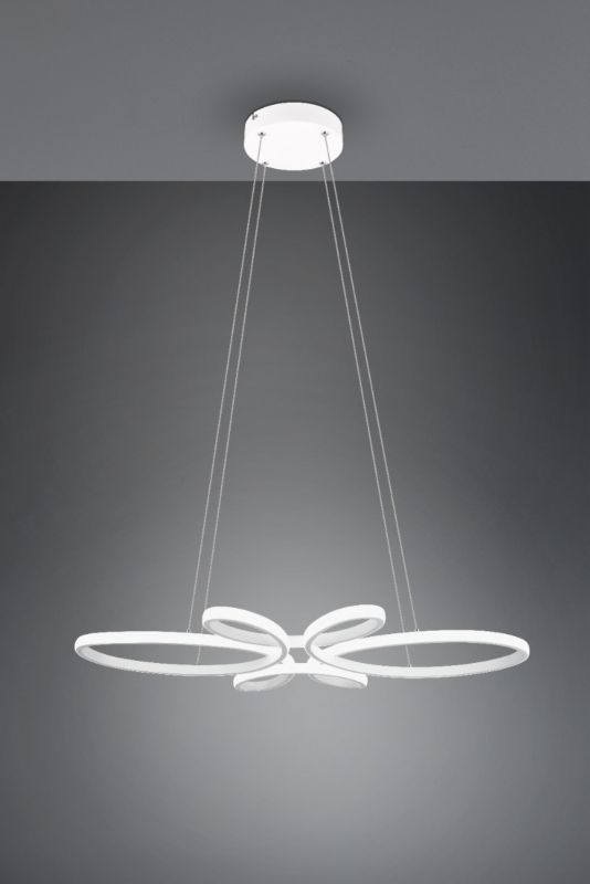 Lampa wisząca Trio FLY biała LED 32W 4000K 3900lm IP20 wym:150x83x45,5cm - 1 szt.