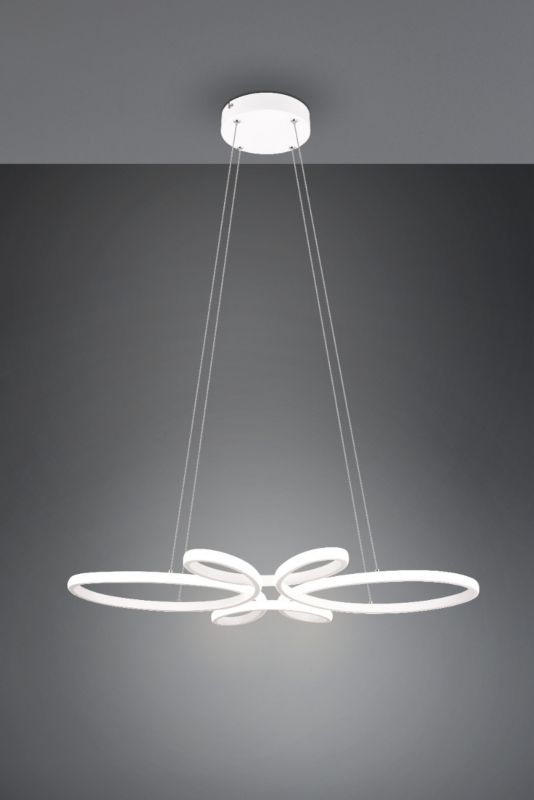 Lampa wisząca Trio FLY biała LED 32W 4000K 3900lm IP20 wym:150x83x45,5cm - 1 szt.