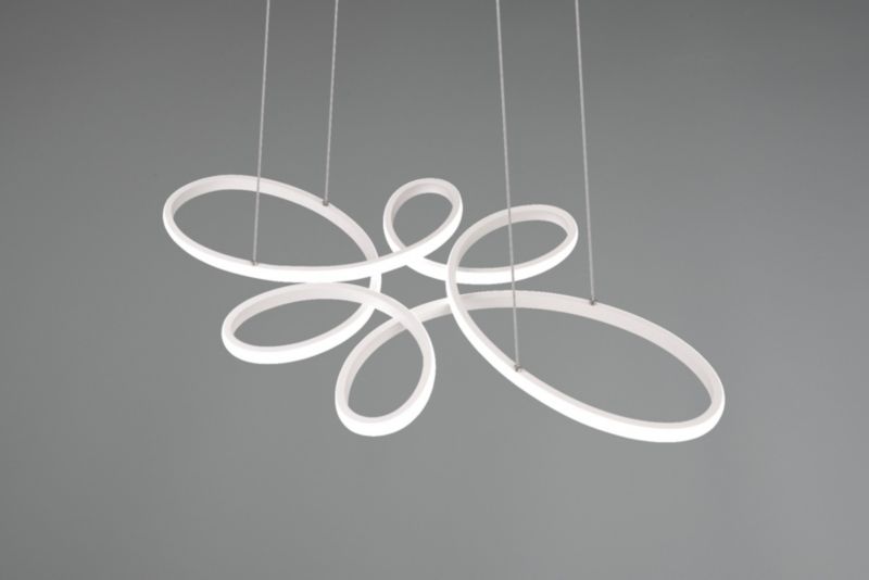 Lampa wisząca Trio FLY biała LED 32W 4000K 3900lm IP20 wym:150x83x45,5cm - 1 szt.