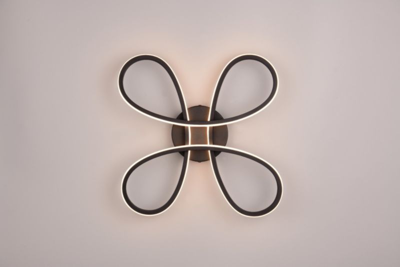 Lampa wisząca Trio FLY czarna LED 22W 3000K 2600lm IP20 wym:7x40x40cm - 1 szt.